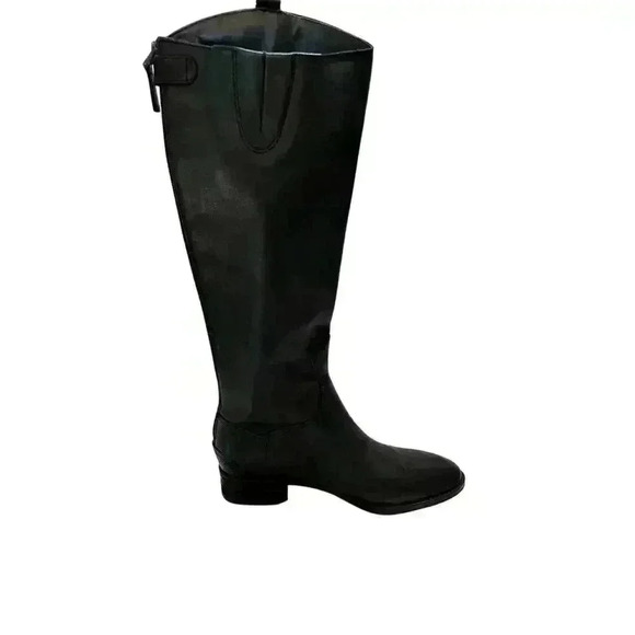 Sam Edelman Penny Boots Womens 6M Black Leather Tall Riding Equestrian Boho NIB - Picture 2 of 12